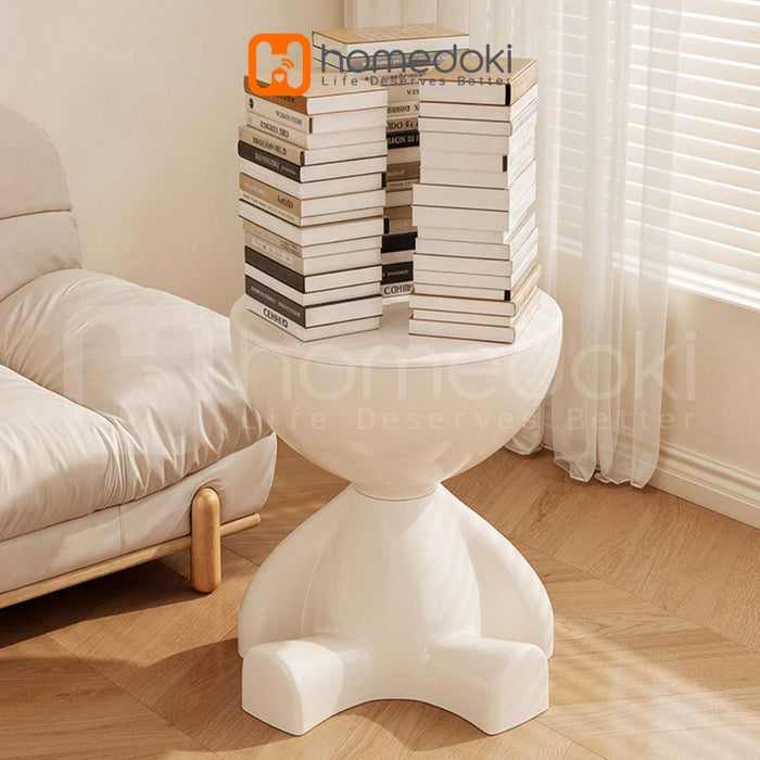 Homedoki  Meja Tamu/Meja Aesthetic/Meja Ruang Tamu minimalis/Meja Tamu Minimalis/Meja Samping Sofa