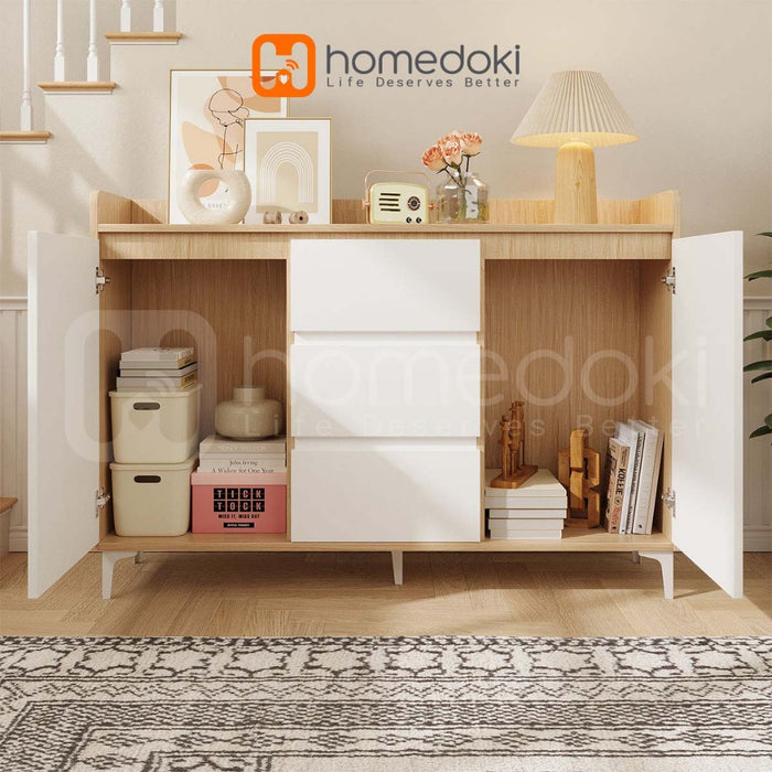 Homedoki Lemari Piring/Lemari Sepatu/Lemari Dapur/Lemari Piring Tertutup/Lemari Dapur