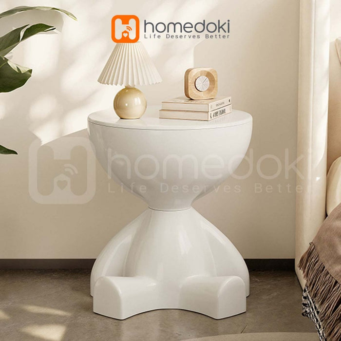 Homedoki  Meja Tamu/Meja Aesthetic/Meja Ruang Tamu minimalis/Meja Tamu Minimalis/Meja Samping Sofa