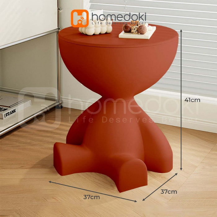Homedoki  Meja Tamu/Meja Aesthetic/Meja Ruang Tamu minimalis/Meja Tamu Minimalis/Meja Samping Sofa