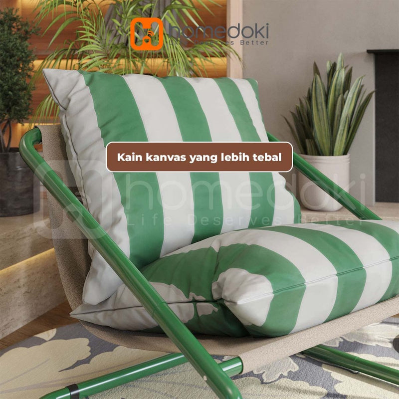 Homedoki Sofa/Kursi Santai/Kursi Santai Teras/Kursi Sofa/Sofa Single