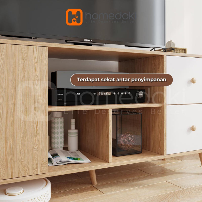Homedoki Meja TV/Rak TV/Lemari TV/Meja TV Minimalis/Rak TV Mordern