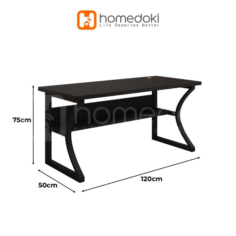 Homedoki Meja Tamu Minimalis/Meja Komputer/Meja Kerja/Meja Gaming/Meja Laptop
