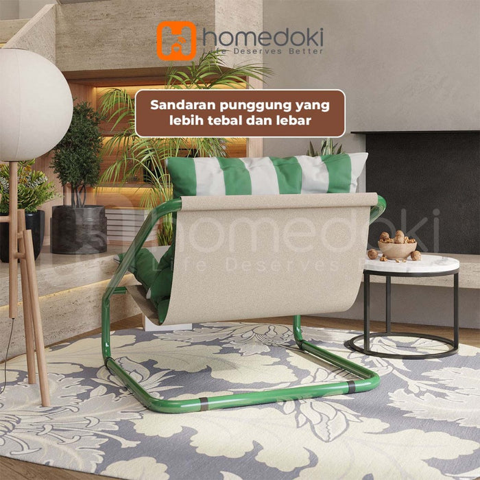 Homedoki Sofa/Kursi Santai/Kursi Santai Teras/Kursi Sofa/Sofa Single