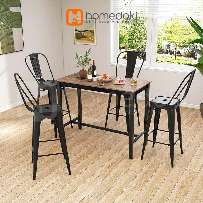 Homedoki Kursi Bar /Kursi Teras/ Kursi Makan / Kursi Outdoor/ Kursi Cafe