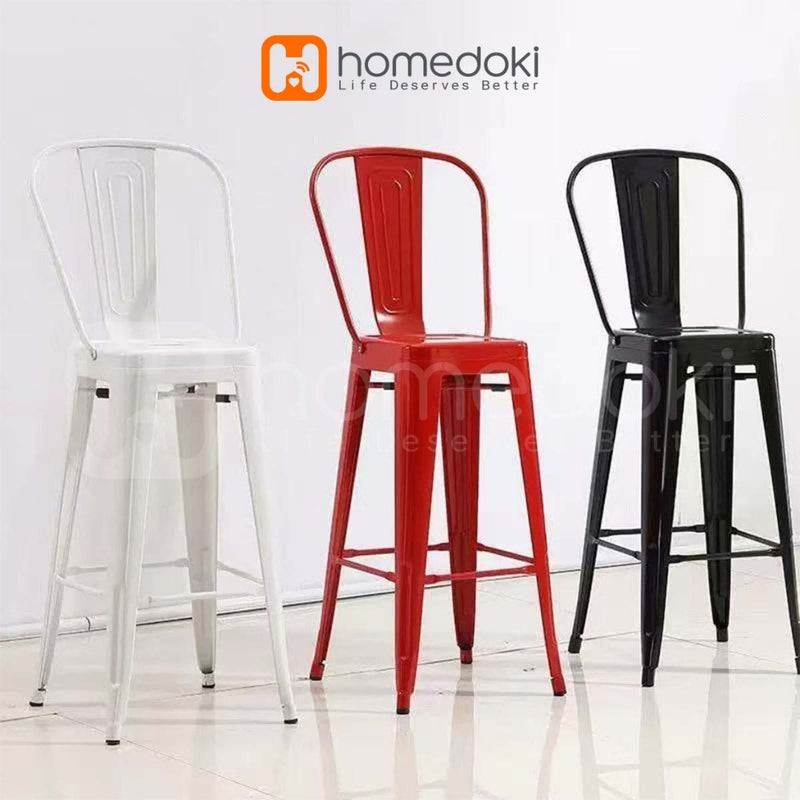 Homedoki Kursi Bar /Kursi Teras/ Kursi Makan / Kursi Outdoor/ Kursi Cafe