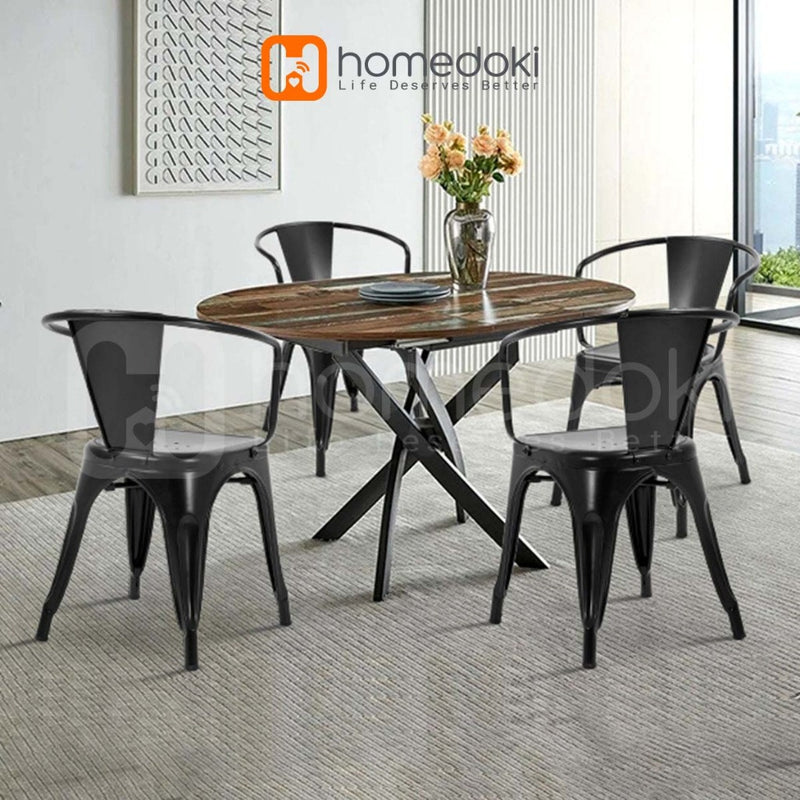 Homedoki Kursi Bar/Kursi Cafe/Kursi Makan Minimalis/Kursi Makan Besi/Kursi Kantor