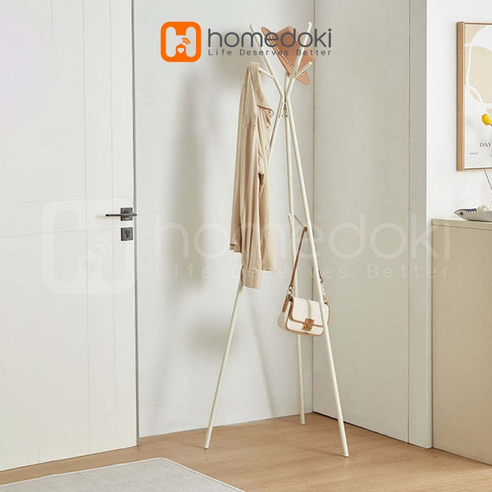 Homedoki Gantungan Baju Berdiri/Hanger Baju Aesthetic/Rak Baju Gantung/Rak Gantungan Baju