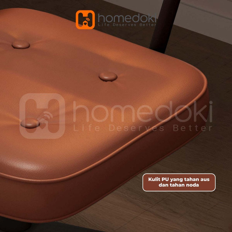 Homedoki Kursi Kantor/Kursi Kantor Empuk Nyaman/Kursi Kerja Kantor/Kursi Aesthetic