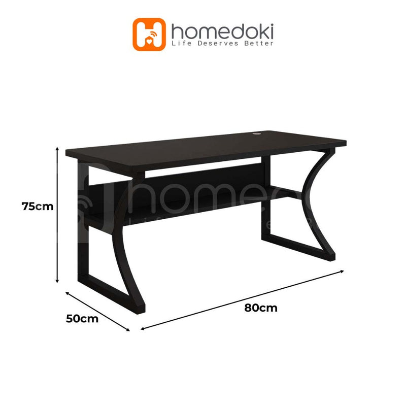 Homedoki Meja Tamu Minimalis/Meja Komputer/Meja Kerja/Meja Gaming/Meja Laptop
