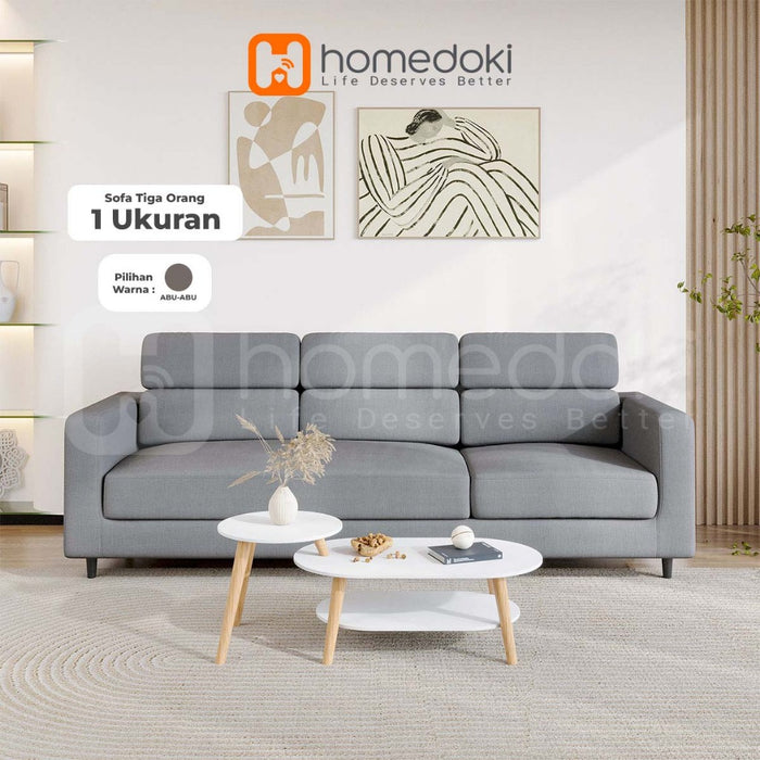 Homedoki Sofa Ruang Tamu/Sofa Minimalis Ruang Tamu/Sofa Aesthetic/Sofa Persegi Panjang