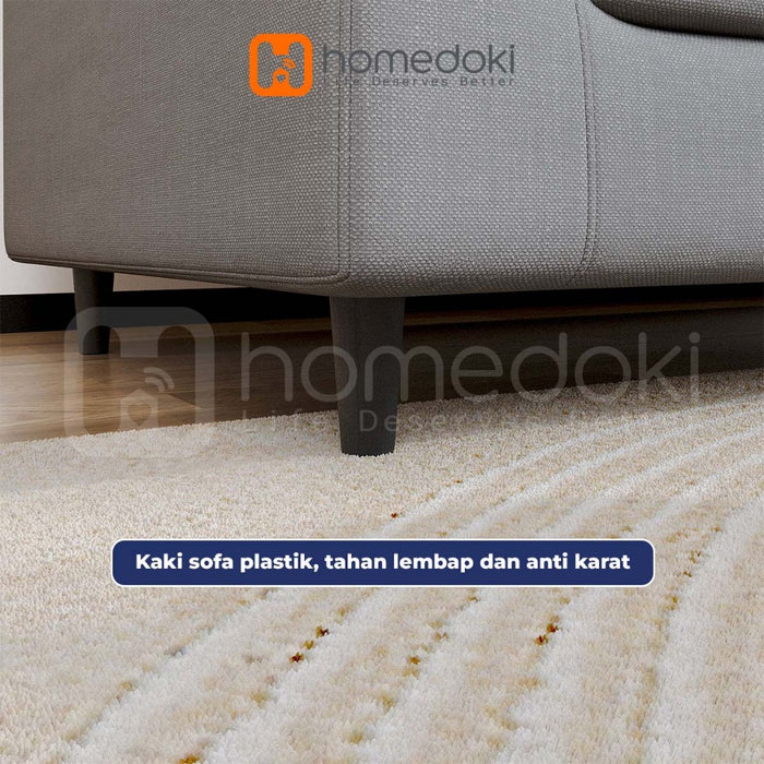 Homedoki Sofa Ruang Tamu/Sofa Minimalis Ruang Tamu/Sofa Aesthetic/Sofa Persegi Panjang