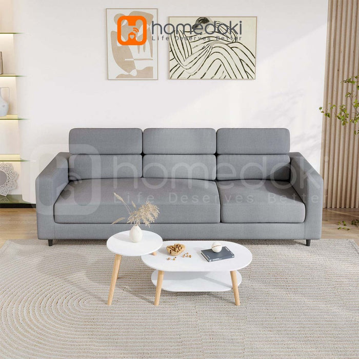Homedoki Sofa Ruang Tamu/Sofa Minimalis Ruang Tamu/Sofa Aesthetic/Sofa Persegi Panjang