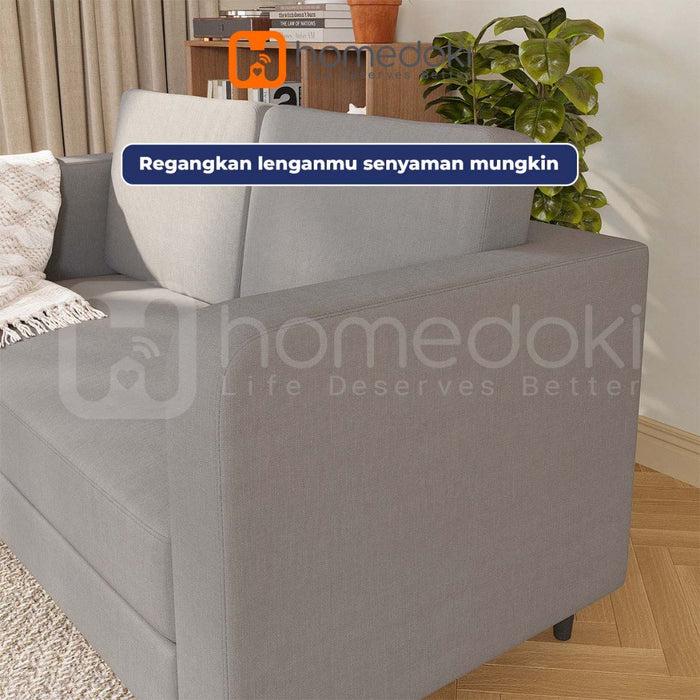 Homedoki Sofa Untuk 2 Orang/Sofa Minimalis Modern/Sofa Kecil/Sofa Ruang Tamu