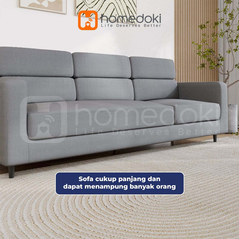 Homedoki Sofa Ruang Tamu/Sofa Minimalis Ruang Tamu/Sofa Aesthetic/Sofa Persegi Panjang