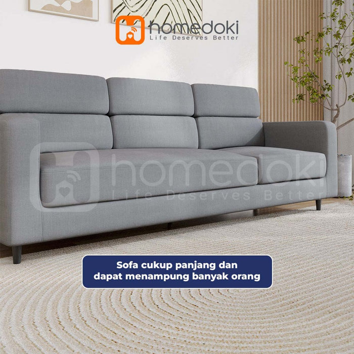 Homedoki Sofa Ruang Tamu/Sofa Minimalis Ruang Tamu/Sofa Aesthetic/Sofa Persegi Panjang