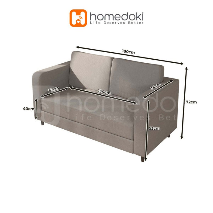 Homedoki Sofa Untuk 2 Orang/Sofa Minimalis Modern/Sofa Kecil/Sofa Ruang Tamu