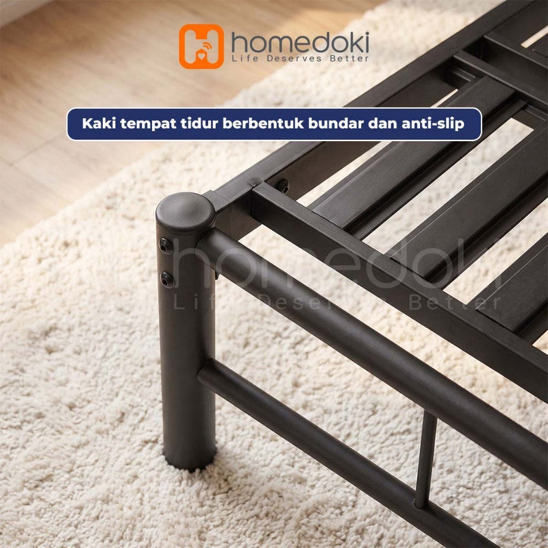 Homedoki STRUXBED Series/dipan tempat tidur/Sofa tempat tidur rangka besi bergaya modern/ Minimalis Kuat Kokoh