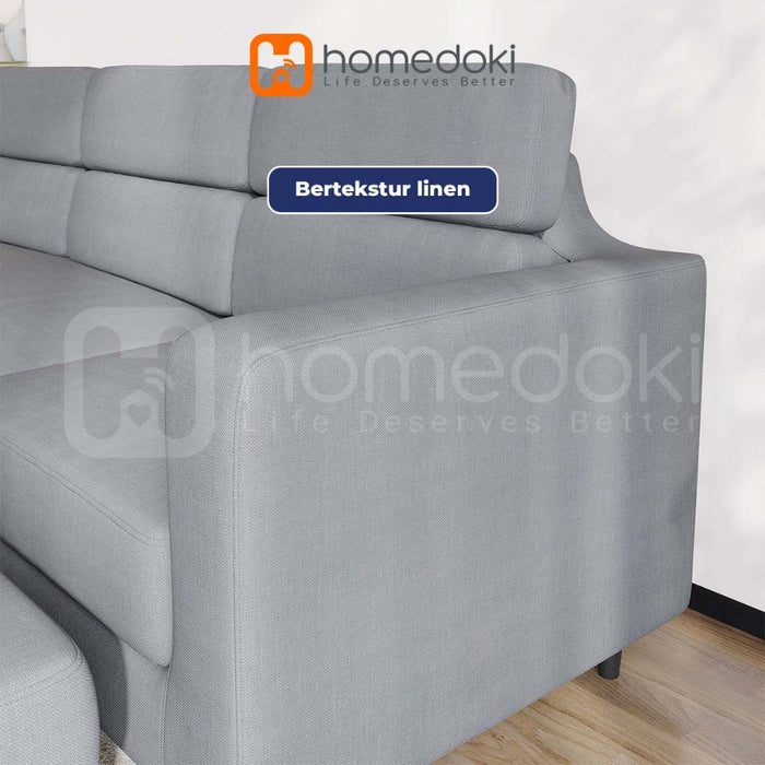 Homedoki Sofa Ruang Tamu/Sofa Minimalis Ruang Tamu/Sofa Aesthetic/Sofa Persegi Panjang