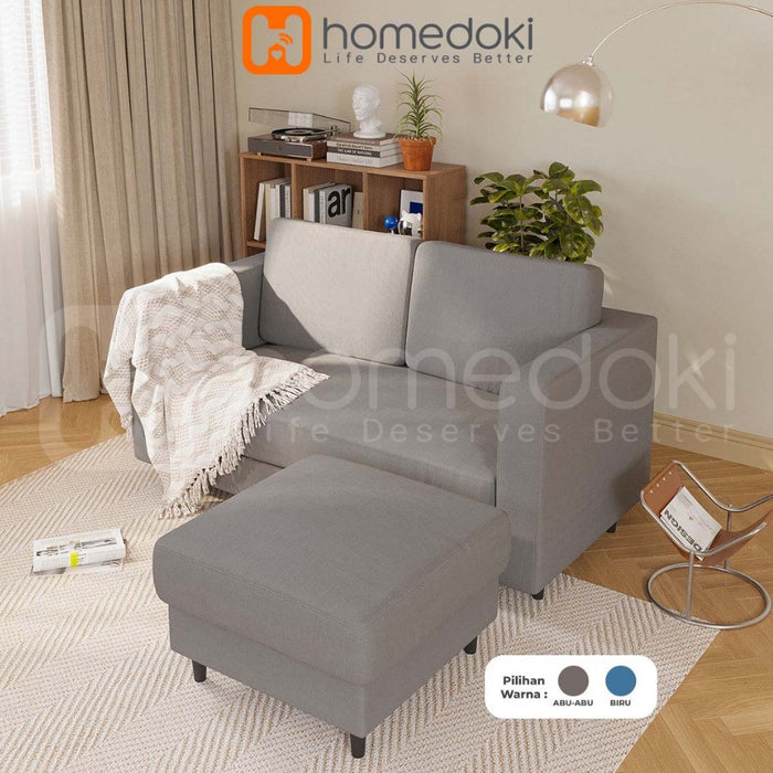 Homedoki Sofa Untuk 2 Orang/Sofa Minimalis Modern/Sofa Kecil/Sofa Ruang Tamu