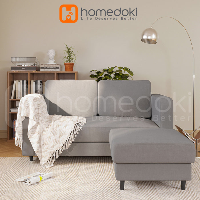 Homedoki Sofa Untuk 2 Orang/Sofa Minimalis Modern/Sofa Kecil/Sofa Ruang Tamu