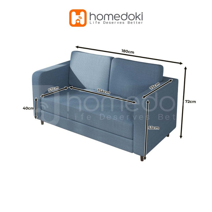 Homedoki Sofa Untuk 2 Orang/Sofa Minimalis Modern/Sofa Kecil/Sofa Ruang Tamu
