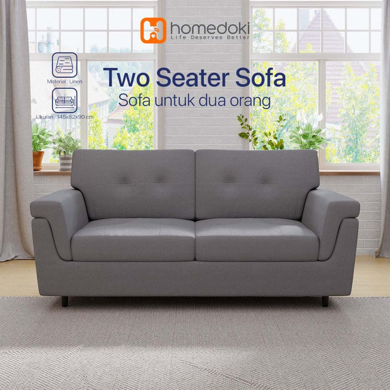 Homedoki Sofa Kecil /Sofa Busa/Sofa 2Seater/Sofa Aesthetic/Sofa Minimalis
