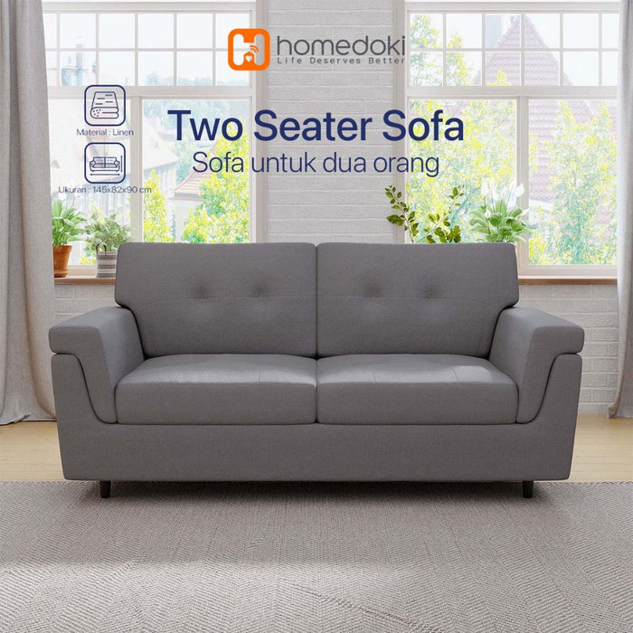 Homedoki Sofa Kecil /Sofa Busa/Sofa 2Seater/Sofa Aesthetic/Sofa Minimalis