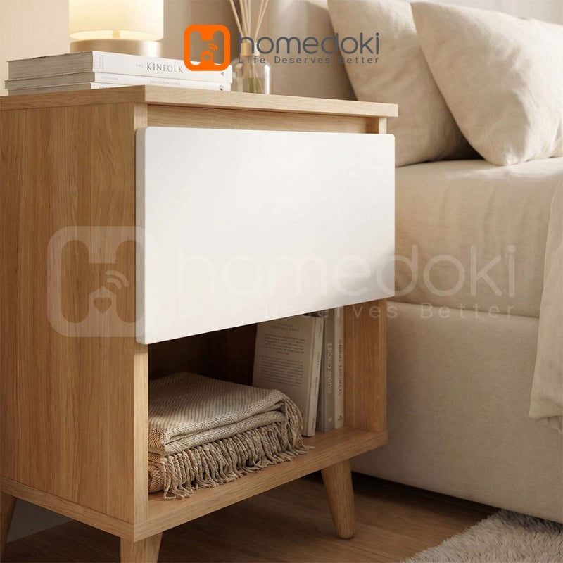 Homedoki Meja Minimalis / Meja Nakasl / Meja Kamar Tidur / Meja Kamar Aesthetic / Meja Estetik untuk Kamar