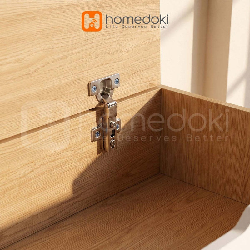 Homedoki Lemari Sepatu Minimalis Aesthetic / Rak Sepatu / Rak Sepatu Susun Tertutup / Lemari Susun/Lemari Sepatu Dengan Tutup Atas Lipat