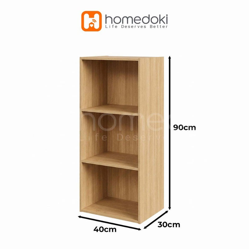 Homedoki Rak Sudut Ruang Tamu/Lemari Buku/Rak Penyimpanan Multifungsi/Rak Dekorasi Ruang Tamu Aesthetic