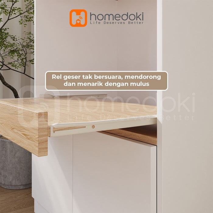 Homedoki Rak Oven Microwave / Lemari Dapur / Rak Dapur Multifungsi / Lemari Dapur Sederhana/Rak Serbaguna Penyimpanan