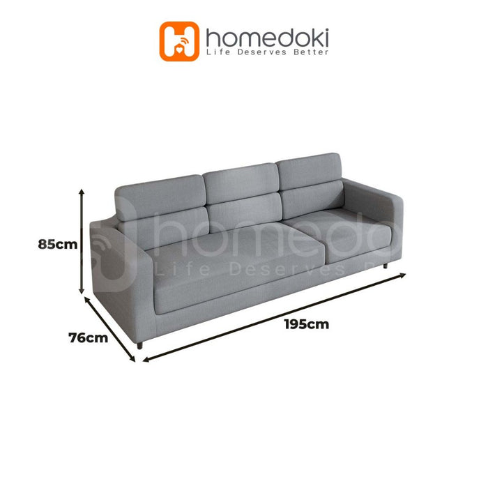 Homedoki Sofa Ruang Tamu/Sofa Minimalis Ruang Tamu/Sofa Aesthetic/Sofa Persegi Panjang