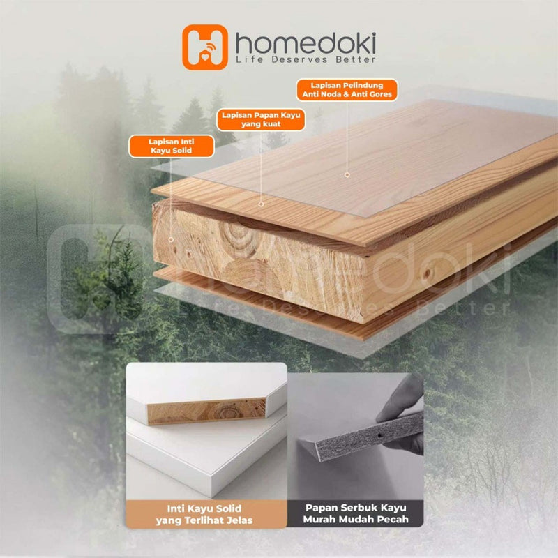 Homedoki Rak Sepatu Susun Tertutup/Rak Sepatu Aesthetic/Rak Sepatu Minimalis