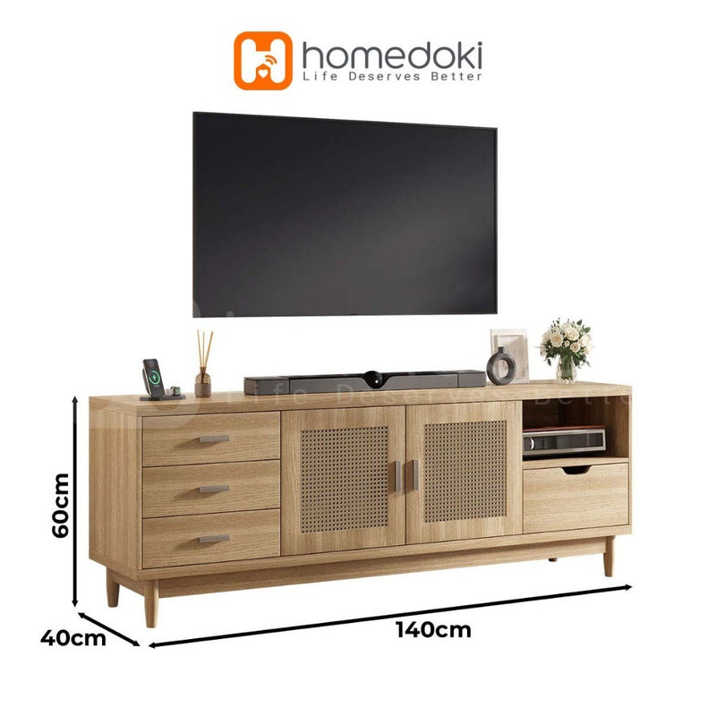 Homedoki Dudukan TV/Dudukan TV/Dudukan TV Minimalis Modern/Dudukan TV Kayu/Dudukan TV Minimalis Modern Terbaru