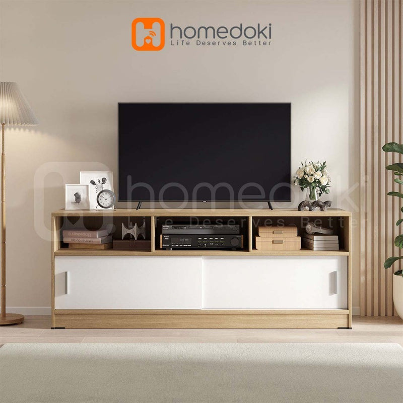 Homedoki Meja TV/Rak TV/Meja TV Minimalis Modern/Meja TV Minimalis Modern Terbaru
