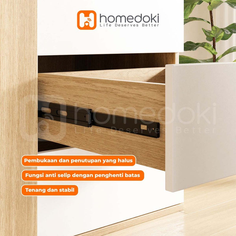 Homedoki Meja TV/Rak TV/Meja TV Minimalis Modern/Meja TV Kayu Ekonomis/Meja TV Minimalis Modern Terbaru