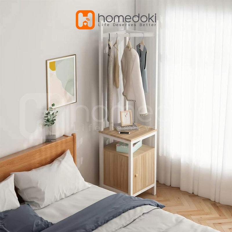 Homedoki Rak Baju / Stand Hanger / Rak Baju Gantung / Rak Pakaian / Rak Multifungsi / Rak Kabinet / Gantungan Baju Minimalis