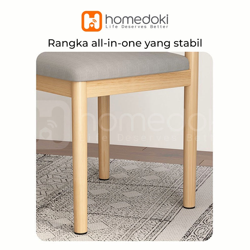Homedoki Kursi / Kursi Makan / Kursi Kayu / Kursi Belajar / Kursi Kantor