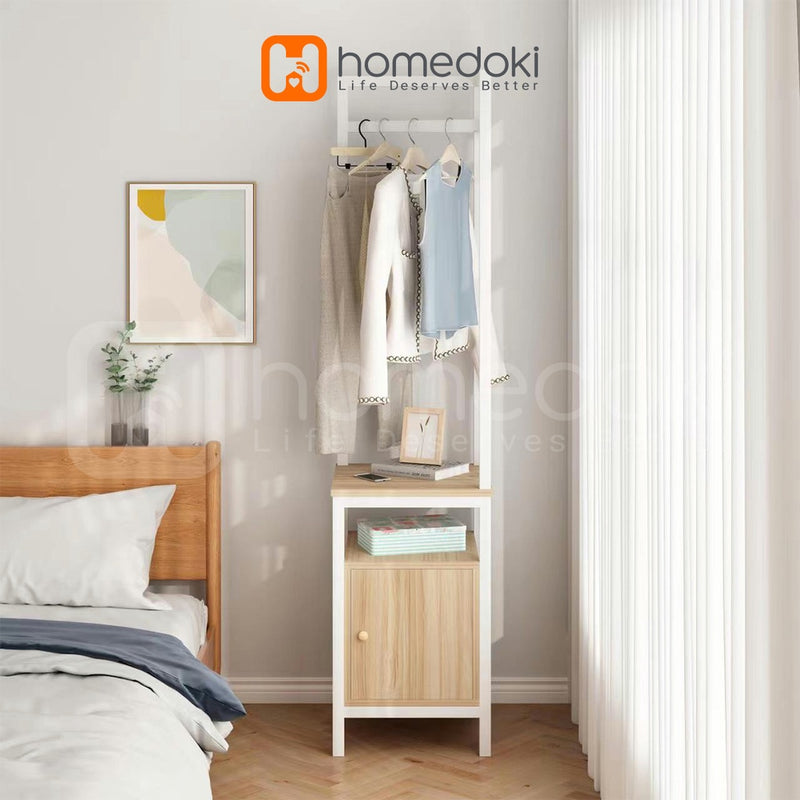 Homedoki Rak Baju / Stand Hanger / Rak Baju Gantung / Rak Pakaian / Rak Multifungsi / Rak Kabinet / Gantungan Baju Minimalis