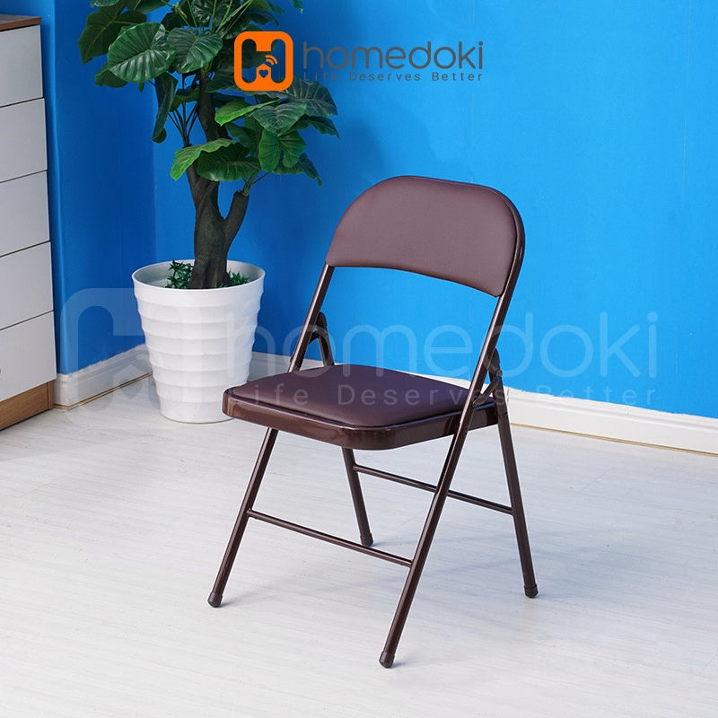 Homedoki Kursi Lipat / Bangku Lipat / Kursi Lipat Outdoor / Kursi Cafe / Kursi Belajar / Kursi Kerja / Kursi Kantor