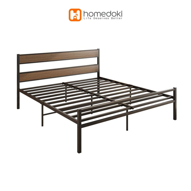 Homedoki Retro Series / Dipan Tempat Tidur /Sandaran Ranjang Besi/Dipan Dengan Sandaran/Divan Kasur