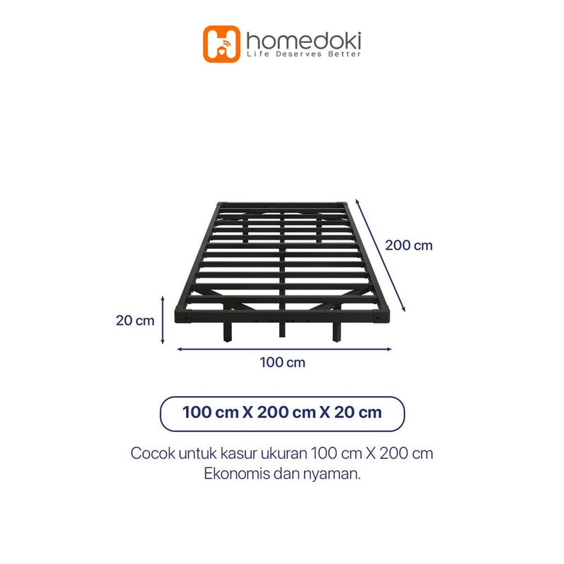 Homedoki CLBED  Series / Ranjang / Tempat Tidur Besi / Divan Kasur / Dipan Tempat Tidur