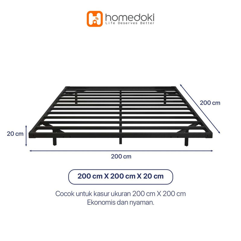 Homedoki CLBED  Series / Ranjang / Tempat Tidur Besi / Divan Kasur / Dipan Tempat Tidur