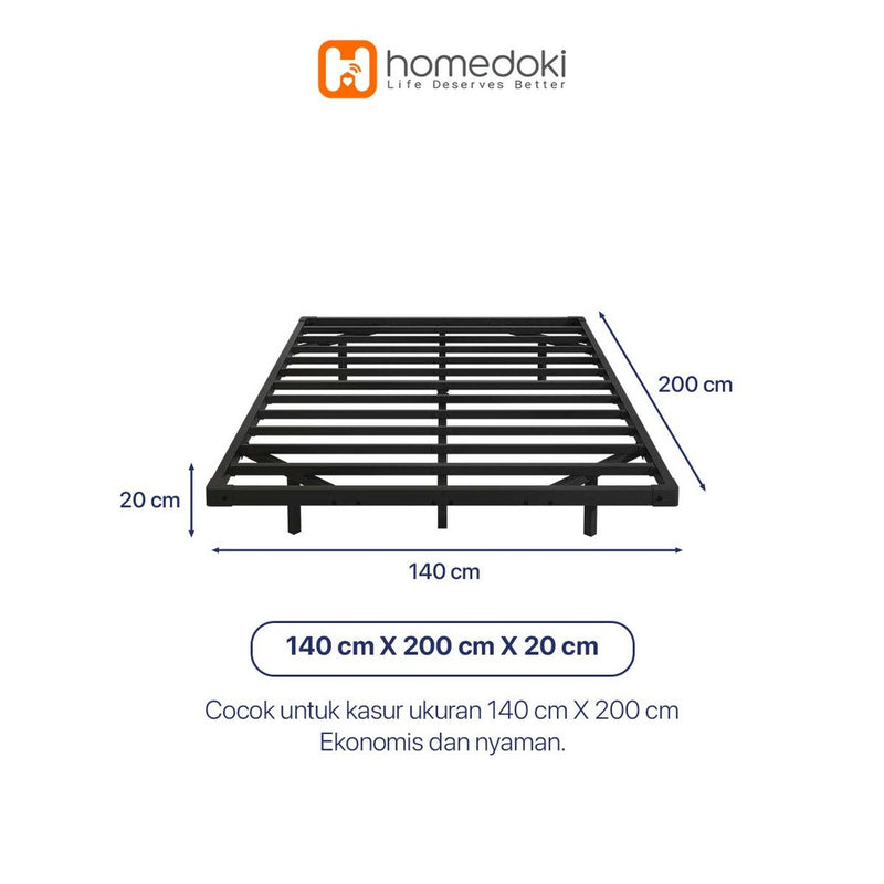Homedoki CLBED  Series / Ranjang / Tempat Tidur Besi / Divan Kasur / Dipan Tempat Tidur