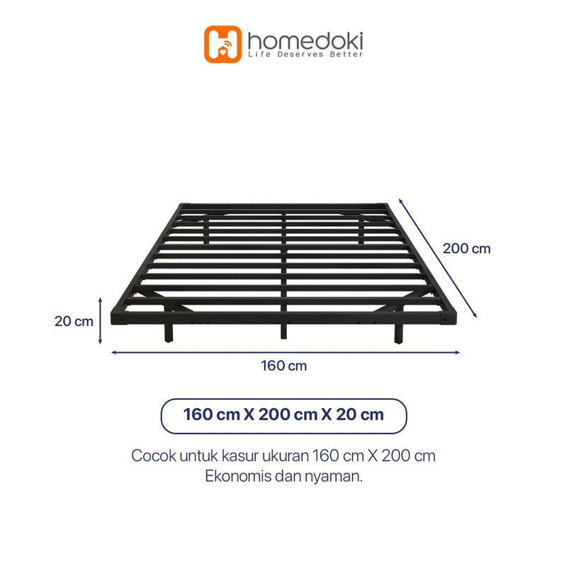 Homedoki CLBED  Series / Ranjang / Tempat Tidur Besi / Divan Kasur / Dipan Tempat Tidur