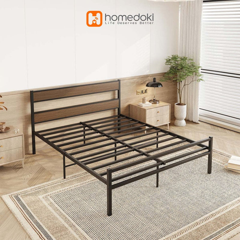Homedoki Retro Series / Dipan Tempat Tidur /Sandaran Ranjang Besi/Dipan Dengan Sandaran/Divan Kasur