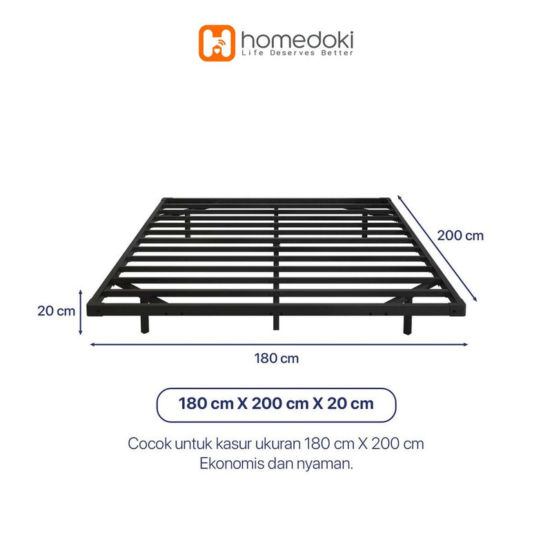 Homedoki CLBED  Series / Ranjang / Tempat Tidur Besi / Divan Kasur / Dipan Tempat Tidur
