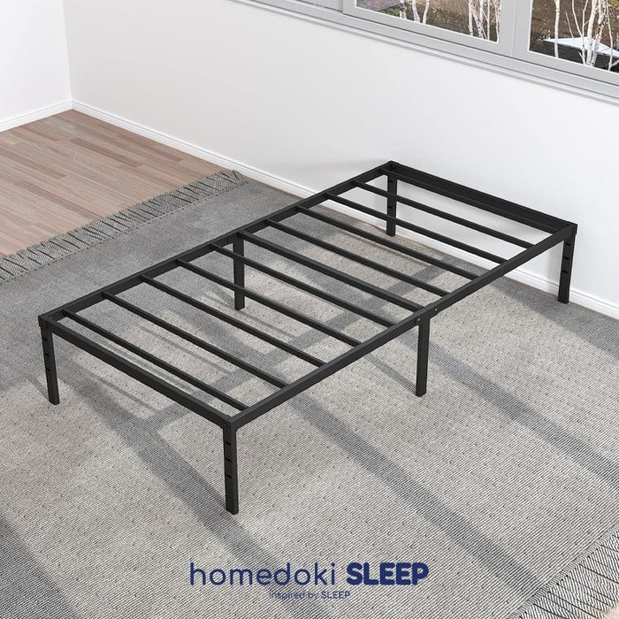 Homedoki Basicbed / Dipan Tempat Tidur / Yelena Ranjang Tidur / Divan Dipan Tempat Tidur / Kai Ranjang Besi Industrial Bed In a Box