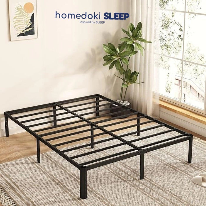 Homedoki Basicbed / Dipan Tempat Tidur / Yelena Ranjang Tidur / Divan Dipan Tempat Tidur / Kai Ranjang Besi Industrial Bed In a Box